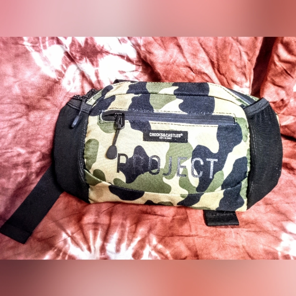 Crooks & Castles Camouflage Waist Bag